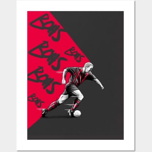 Glen Crowe - Bohemian FC League of Ireland Football Artwork Posters and Art